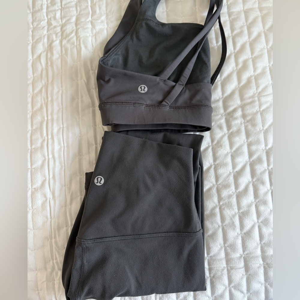 lululemon athletica Graphite Gray set